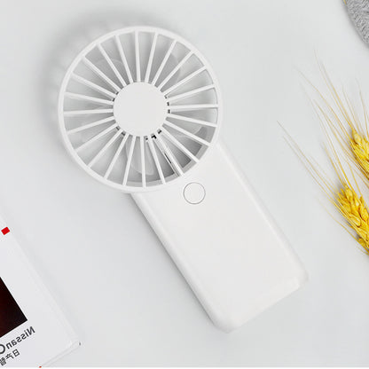 802 Mini Handheld Fan for Travel Home Office 2 Wind Speeds Adjustable Portable USB Fan