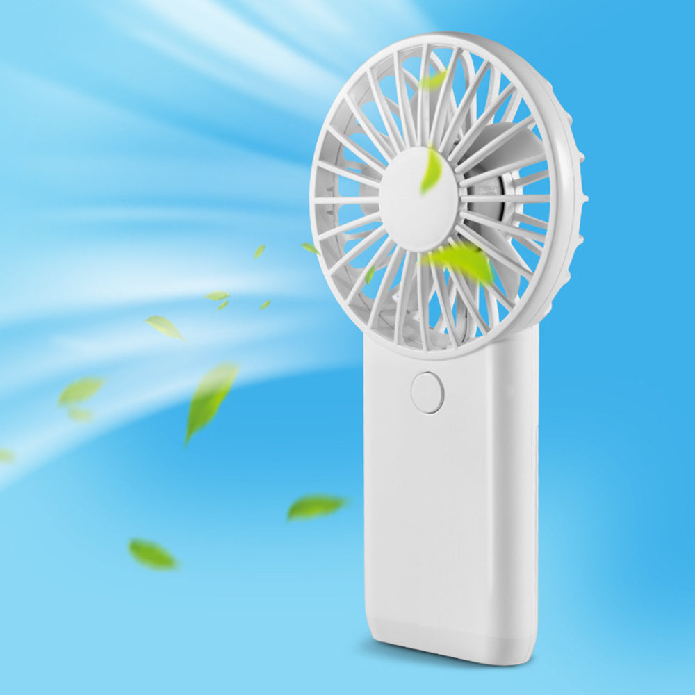 802 Mini Handheld Fan for Travel Home Office 2 Wind Speeds Adjustable Portable USB Fan