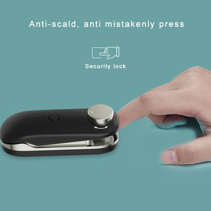 Electroplating Mini Bag Sealer Handheld Heat Sealer Fridge Magnet