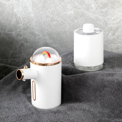 D32 Automatic Sensor Hand Washer Smart Touchless Soap Dispenser Electric Foam Washing Machine with Rainbow Decoration/Digital Display