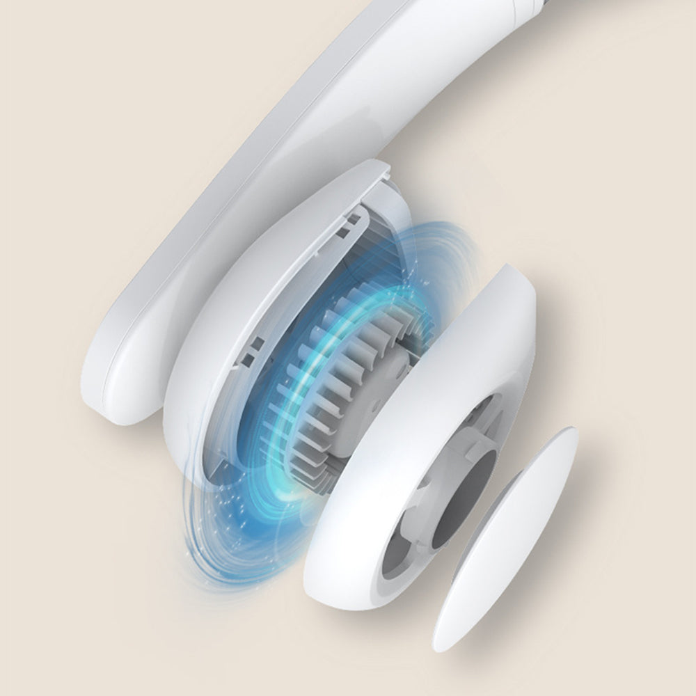 F13 Portable Neck Fan USB Rechargeable Summer Mini Cooling Fan Quiet 3 Wind Speed Personal Fan