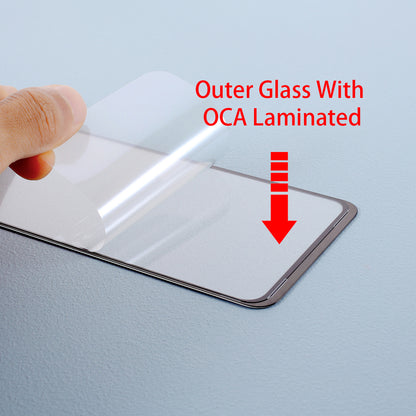 Screen Glass Lens + OCA Adhesive Replace Part for Oppo A11 2019 PCHM10 PCHT10 - Black