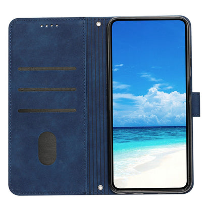 Heart Shape Imprinted Leather Case for Motorola Moto G50 4G, Skin-touch Stand Wallet Drop-proof Phone Cover