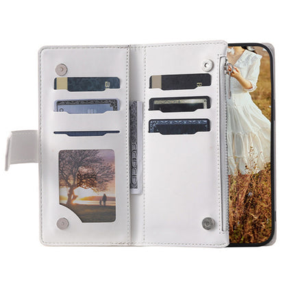 005 Style Phone Case for Xiaomi Poco M5s 4G / Redmi Note 10 4G / Redmi Note 10S 4G, Wear-resistant Anti-drop Leather Rhombus Texture Stand Wallet Cover with Zipper Pocket