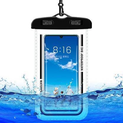 PVC Waterproof Bag with Lanyard for Under 7.2-inches Cell Phone Dry Bag for Pools, Beaches, Fishing