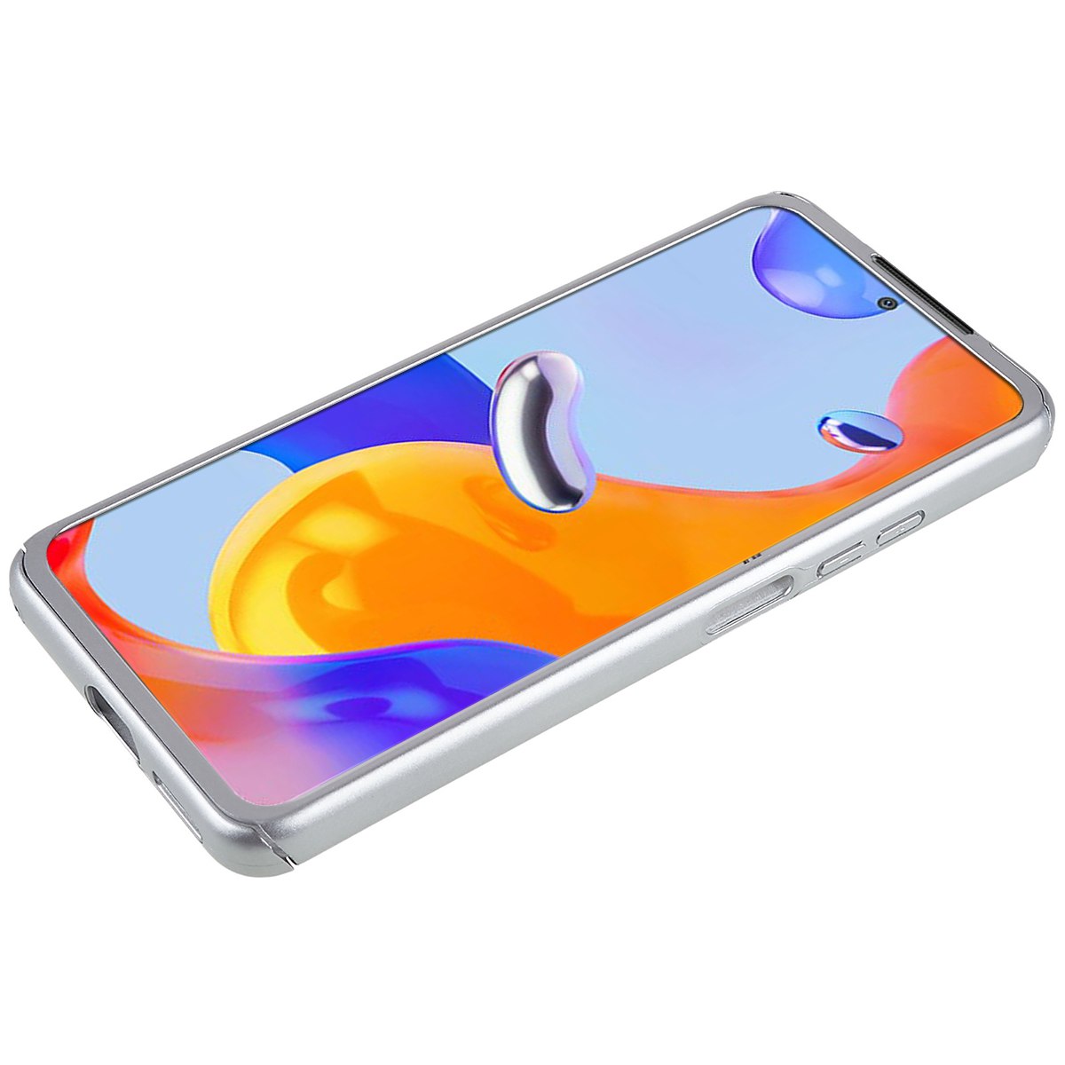 For Xiaomi Redmi Note 11 Pro 4G (MediaTek)  /  Note 11 Pro 5G (Qualcomm)  /  Note 11 Pro+ 5G Phone Case Shockproof Slim Cover with Tempered Glass Screen Protector