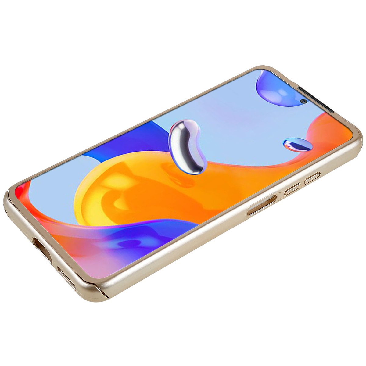 For Xiaomi Redmi Note 11 Pro 4G (MediaTek)  /  Note 11 Pro 5G (Qualcomm)  /  Note 11 Pro+ 5G Phone Case Shockproof Slim Cover with Tempered Glass Screen Protector