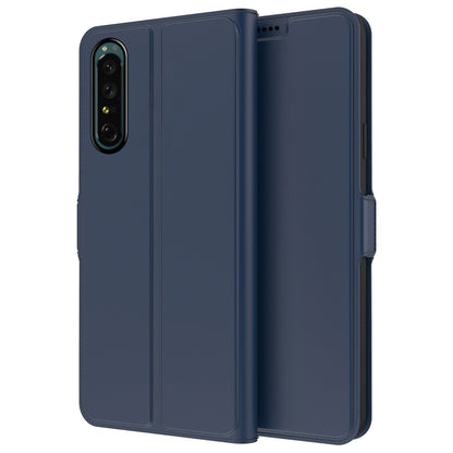 For Sony Xperia 1 II PU Leather Flip Case Double Magnetic Clasp Stand Card Slot Shockproof Cover