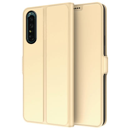 For Sony Xperia 1 II PU Leather Flip Case Double Magnetic Clasp Stand Card Slot Shockproof Cover