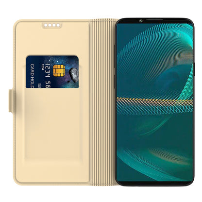 For Sony Xperia 1 II PU Leather Flip Case Double Magnetic Clasp Stand Card Slot Shockproof Cover