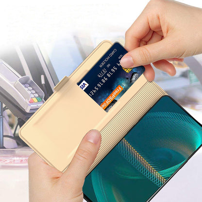 For Sony Xperia 1 II PU Leather Flip Case Double Magnetic Clasp Stand Card Slot Shockproof Cover