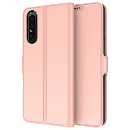 For Sony Xperia 1 II PU Leather Flip Case Double Magnetic Clasp Stand Card Slot Shockproof Cover