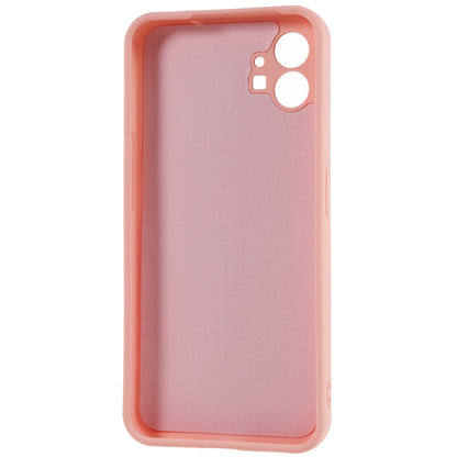 For Nothing phone (1) 5G Liquid Silicone Texture Feeling Arc Edge Phone Cover 2.0mm Thick TPU Back Case