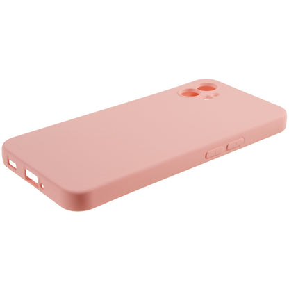 For Nothing phone (1) 5G Liquid Silicone Texture Feeling Arc Edge Phone Cover 2.0mm Thick TPU Back Case