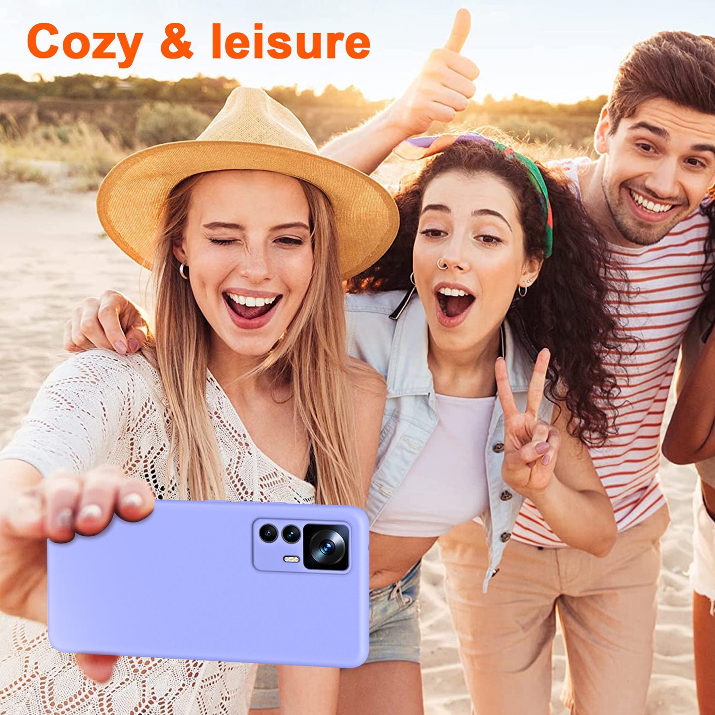 For Xiaomi 12T 5G / 12T Pro 5G / Redmi K50 Ultra 5G Anti-drop Phone Case 2.2mm Thickness Fiber Lining Rubberized TPU Protective Cover