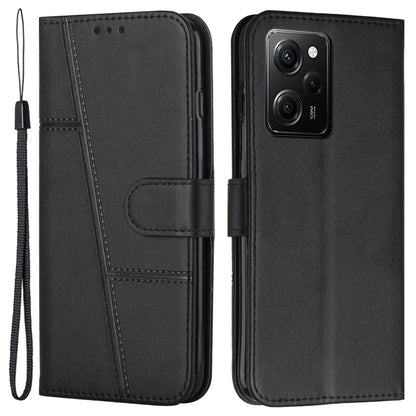 For Xiaomi Redmi Note 12 Pro Speed 5G / Poco X5 Pro 5G PU Leather Phone Cover Folio Stand Wallet Phone Case