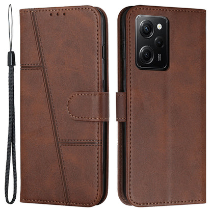 For Xiaomi Redmi Note 12 Pro Speed 5G / Poco X5 Pro 5G PU Leather Phone Cover Folio Stand Wallet Phone Case