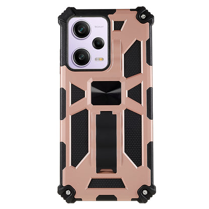 Kickstand Phone Case for Xiaomi Redmi Note 12 Pro 5G / Note 12 Pro Speed 5G / Poco X5 Pro 5G , Hard PC Soft TPU Mobile Phone Cover