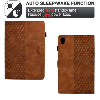 Anti-Fall Case for Lenovo Tab M10 HD Gen 2 (X306X) Pattern Imprinted Protective Folio Flip Cover Auto Wake / Sleep Tablet Leather Case with Card Slots / Stand