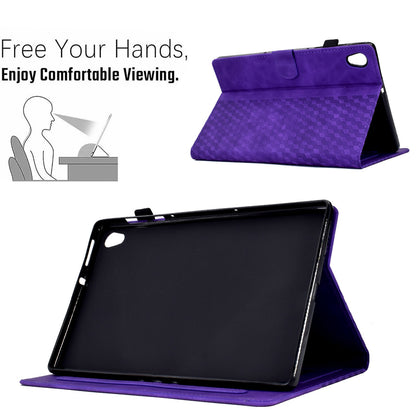 Anti-Fall Case for Lenovo Tab M10 HD Gen 2 (X306X) Pattern Imprinted Protective Folio Flip Cover Auto Wake / Sleep Tablet Leather Case with Card Slots / Stand
