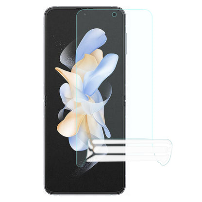 For Samsung Galaxy Z Flip4 5G 1 Set Front and Back Soft TPU Protector Ultra Clear Anti-scratch Protective Film