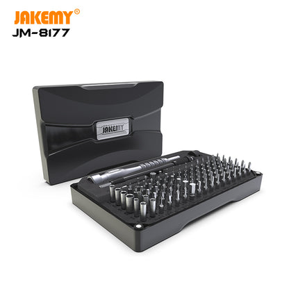 JAKEMY JM-8177 106-in-1 Multi-function Magnetic Screwdriver Set Phone Tablet Repair Tool