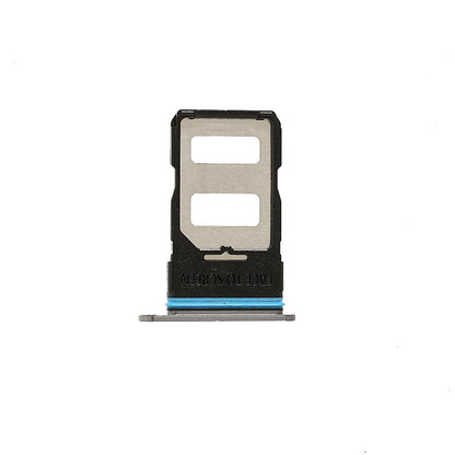 OEM Dual SIM Card Tray Holder Replace Part for Xiaomi Mi 10T Pro 5G (M2007J3SG/M2007J3SP/M2007J3SI/M2007J17C) - Silver