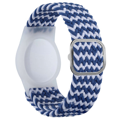 Braided Wrist Band for Apple AirTags, Anti-scratch Protective TPU Cover Kids Strap