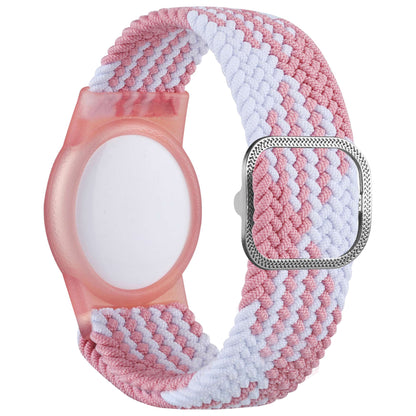 Braided Wrist Band for Apple AirTags, Anti-scratch Protective TPU Cover Kids Strap