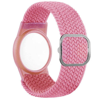 Braided Wrist Band for Apple AirTags, Anti-scratch Protective TPU Cover Kids Strap