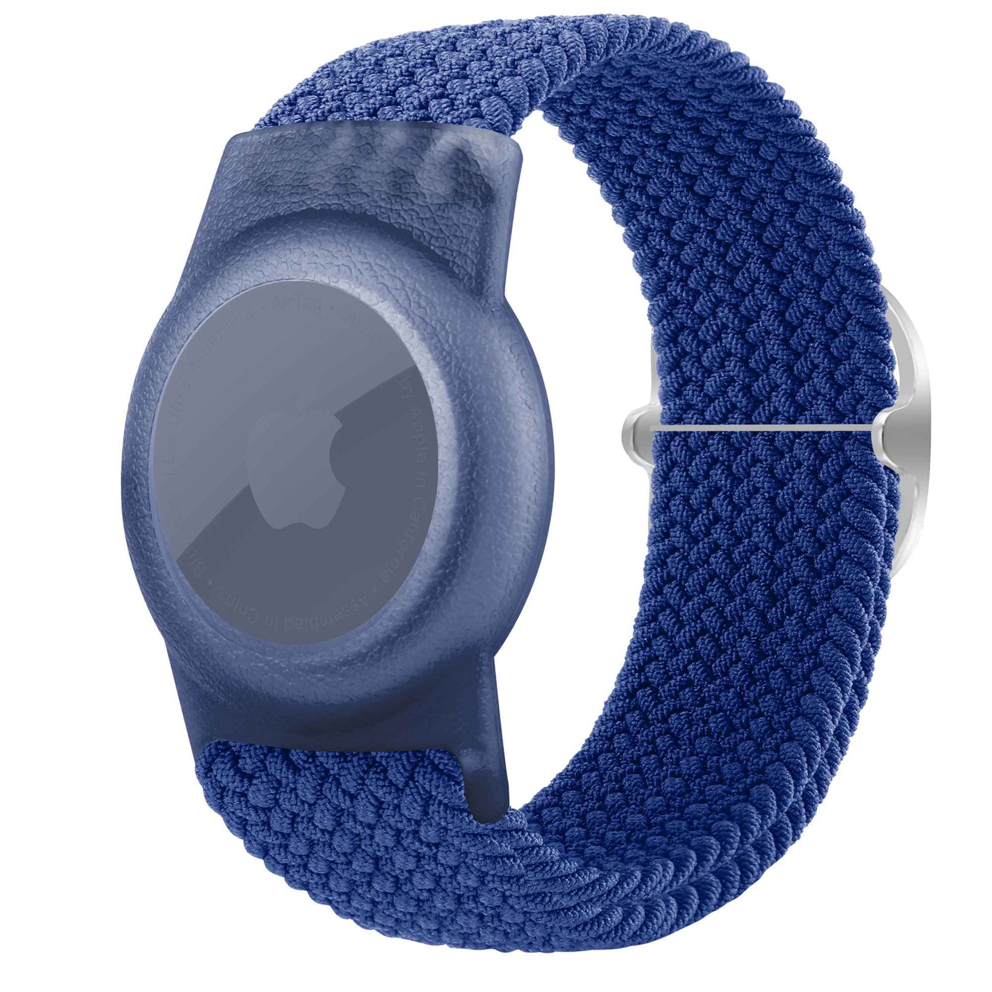 Braided Wrist Band for Apple AirTags, Anti-scratch Protective TPU Cover Kids Strap