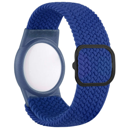 Braided Wrist Band for Apple AirTags, Anti-scratch Protective TPU Cover Kids Strap