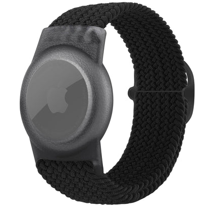 Braided Wrist Band for Apple AirTags, Anti-scratch Protective TPU Cover Kids Strap
