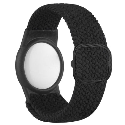 Braided Wrist Band for Apple AirTags, Anti-scratch Protective TPU Cover Kids Strap