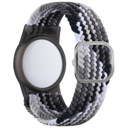 Braided Wrist Band for Apple AirTags, Anti-scratch Protective TPU Cover Kids Strap