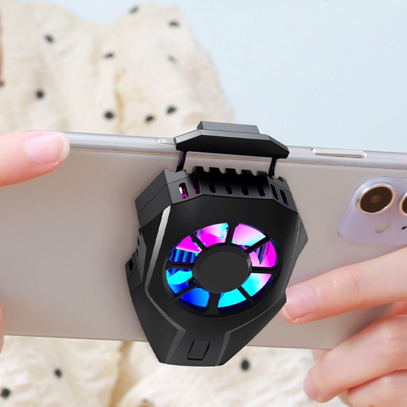L01 Anti-fall Mobile Phone Cooler Lightweight Portable Smart Phone Radiator with Cooling Fan for Playing Games