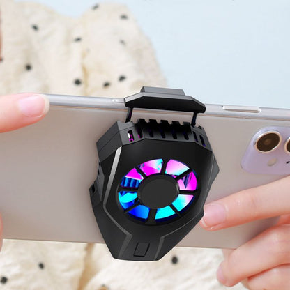 L01 Anti-fall Mobile Phone Cooler Lightweight Portable Smart Phone Radiator with Cooling Fan for Playing Games