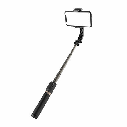 Q08 450mAh Anti-Shake 360-Degree Gimbal Tripod Bluetooth Selfie Stick Aluminum Alloy Pole