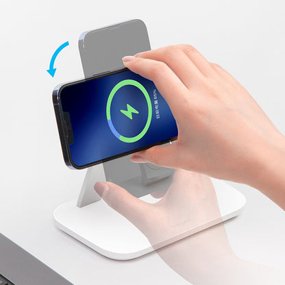 MOMAX Q.Mag Pro 3 UD26W 3-in-1 Magnetic Wireless Charger Desk Charging Stand for iPhone iWatch AirPods Charging Dock with MFM+MFW Certification