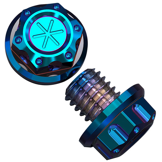 1 Pair M10 Motorcycle Mirrors Hole Plug Mirror Screws Cover Bolts