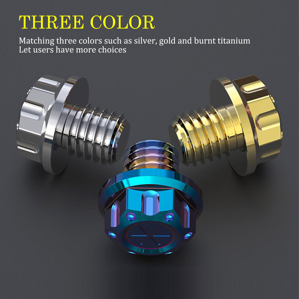 1 Pair M10 Motorcycle Mirrors Hole Plug Mirror Screws Cover Bolts