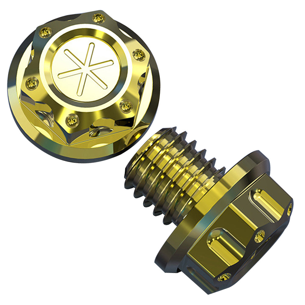 1 Pair M10 Motorcycle Mirrors Hole Plug Mirror Screws Cover Bolts