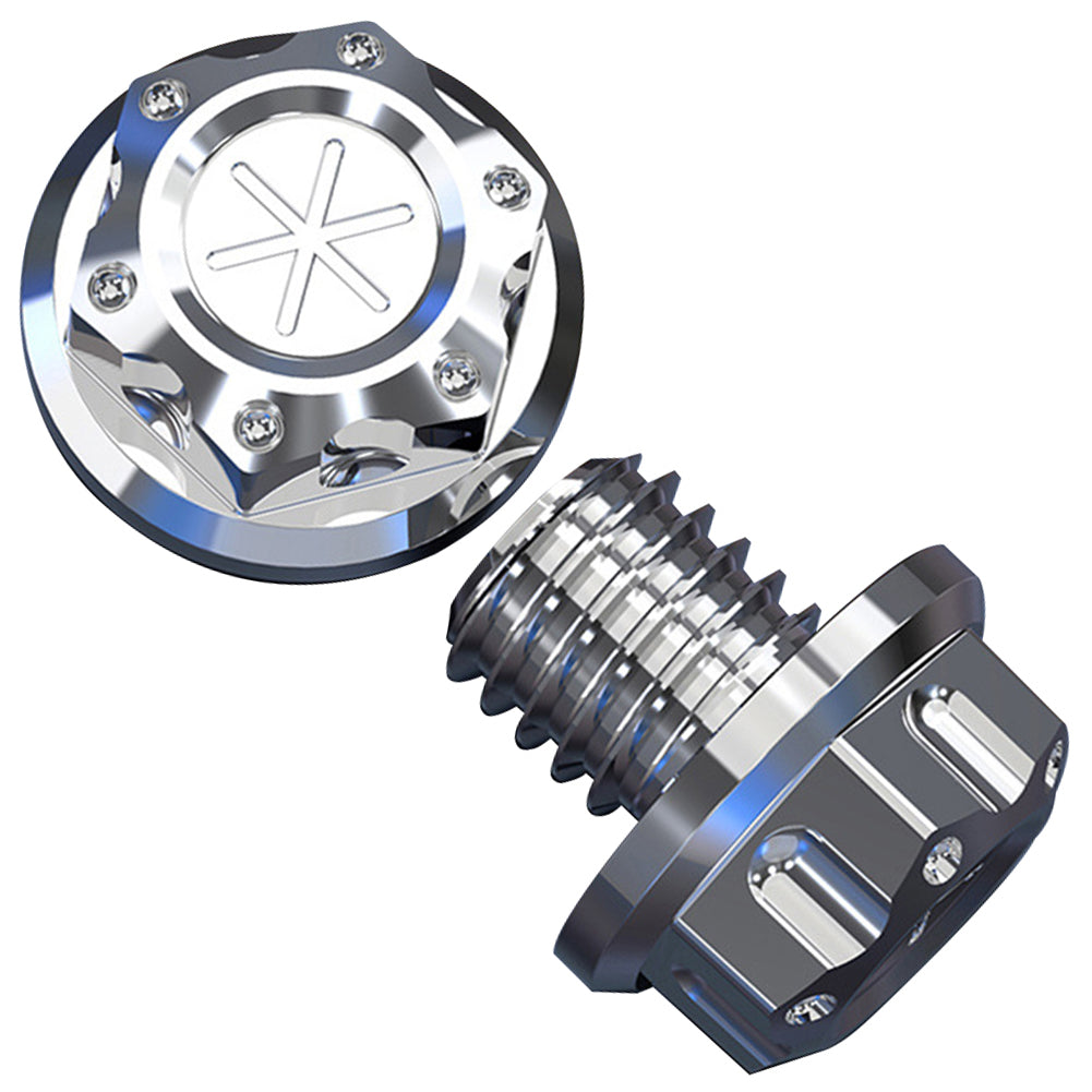 1 Pair M10 Motorcycle Mirrors Hole Plug Mirror Screws Cover Bolts