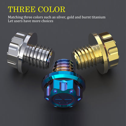 1 Pair M10 Motorcycle Mirrors Hole Plug Mirror Screws Cover Bolts