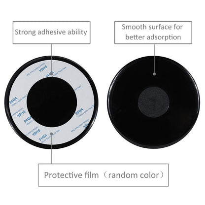 DP015 Round Sticky Adhesive Mounting Pad for Car Dashboard Suction Cup GPS Suction Mount (Size: L)