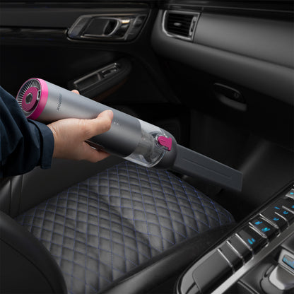 MOMAX MICRO CLEANSE Mini Vacuum Cleaner Cordless Handheld Car Cleaner Portable Home Office High Power 6000Pa Cleaning Tool - Dark Grey