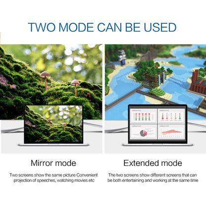 QGEEM UA18 1.8m USB-C to DVI Adapter Cable 4K Type-C to DVI(24+1) Male HD Video Conversion Cable