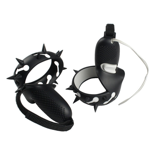 1 Pair Silicone Anti-slip Anti-drop Protective Grip Cover VR Controller Handle Sleeve Case for Oculus Quest 2