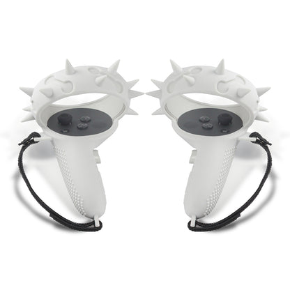 1 Pair Silicone Anti-slip Anti-drop Protective Grip Cover VR Controller Handle Sleeve Case for Oculus Quest 2