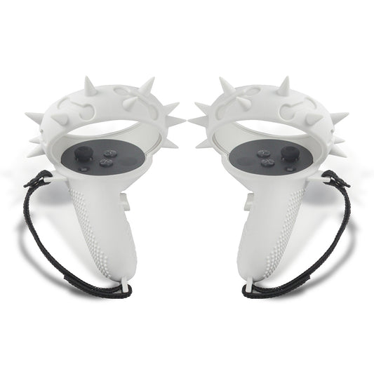 1 Pair Silicone Anti-slip Anti-drop Protective Grip Cover VR Controller Handle Sleeve Case for Oculus Quest 2